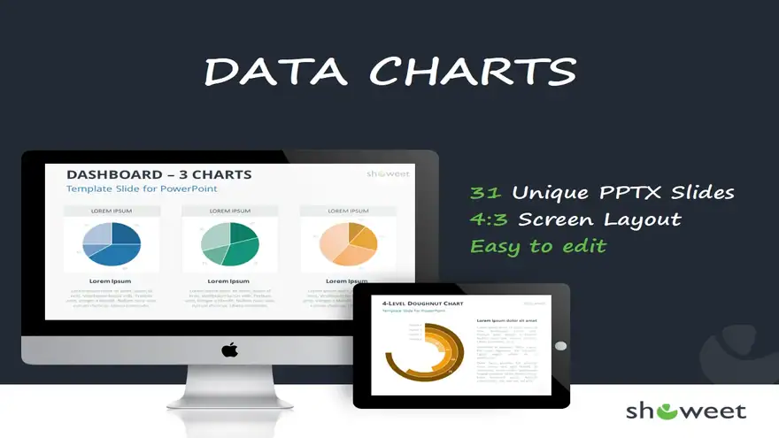 Data Charts Templates for PowerPoint