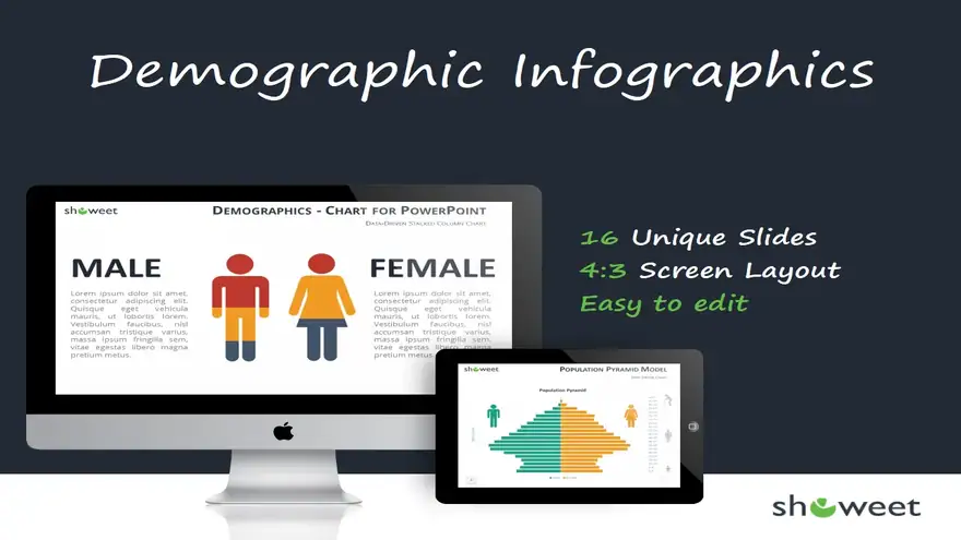 Demographic Infographics for PowerPoint and Keynote