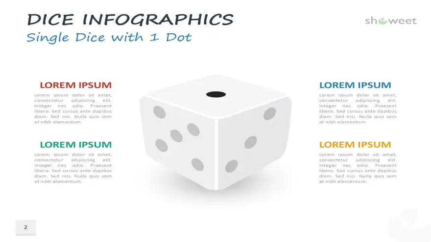Dice Infographics for PowerPoint and Google Slides