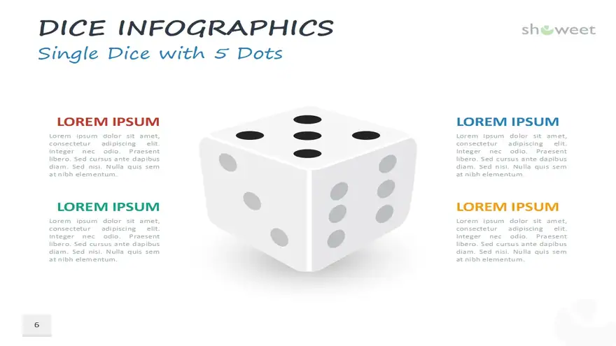 Dice Infographics for PowerPoint and Google Slides