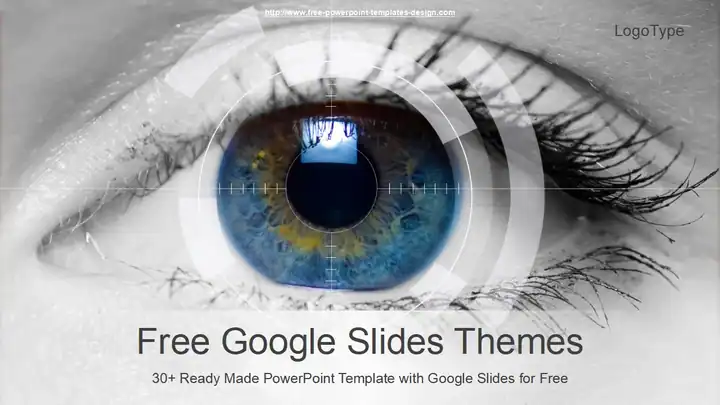 Eye Scanning Ophthalmology PowerPoint Template