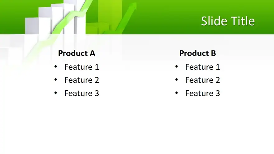 Free Business Data Chart PowerPoint Template