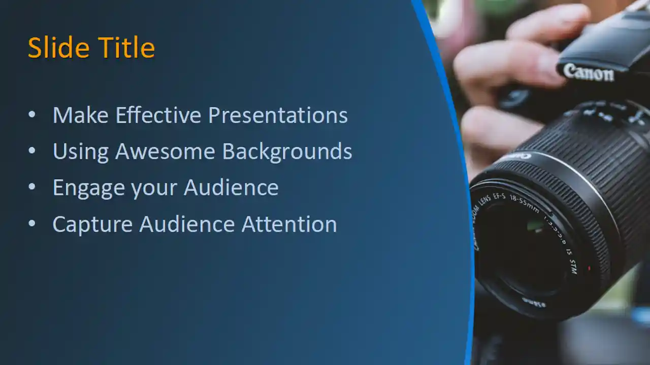 Free Photographer PowerPoint Template