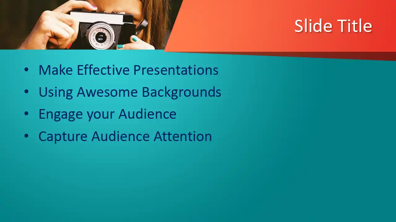 Free Photographer Presentation Template
