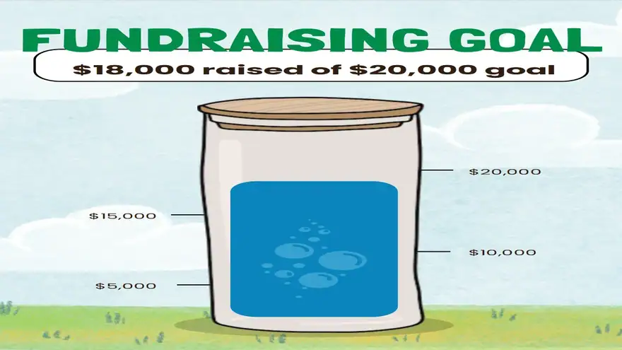 Fundraising Goal Tracker Infographic
