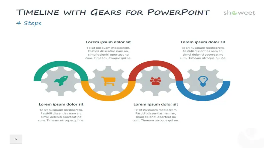 Gears Diagrams for PowerPoint