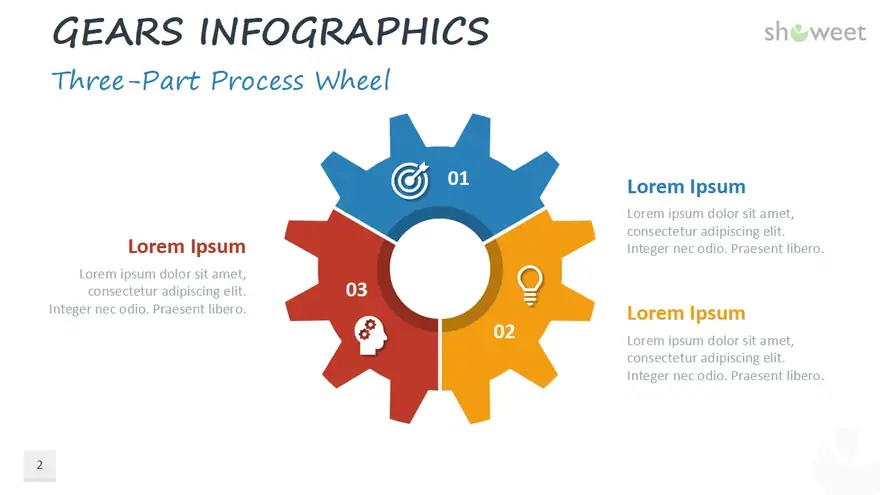 Gears Infographics for PowerPoint and Google Slides