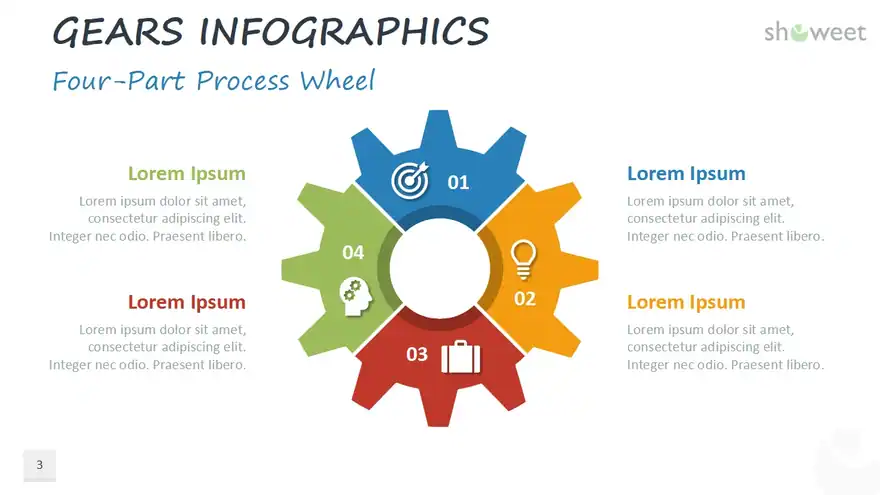 Gears Infographics for PowerPoint and Google Slides