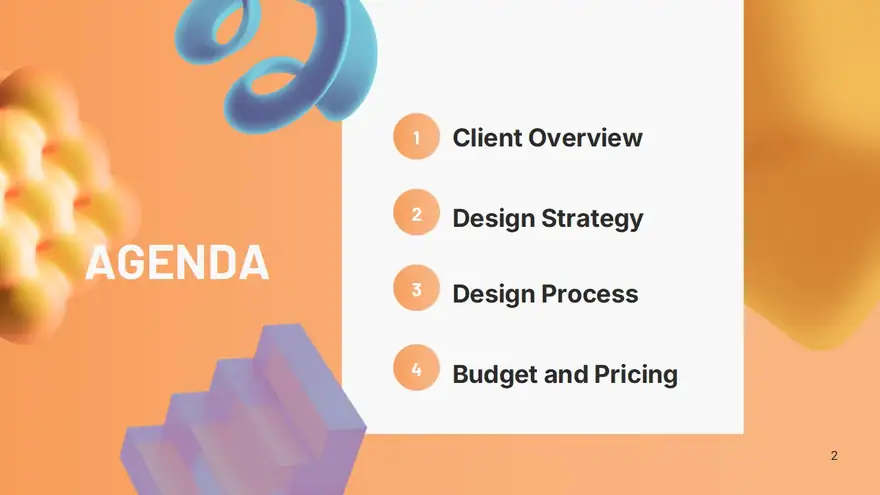 Graphic Design Proposal Slides