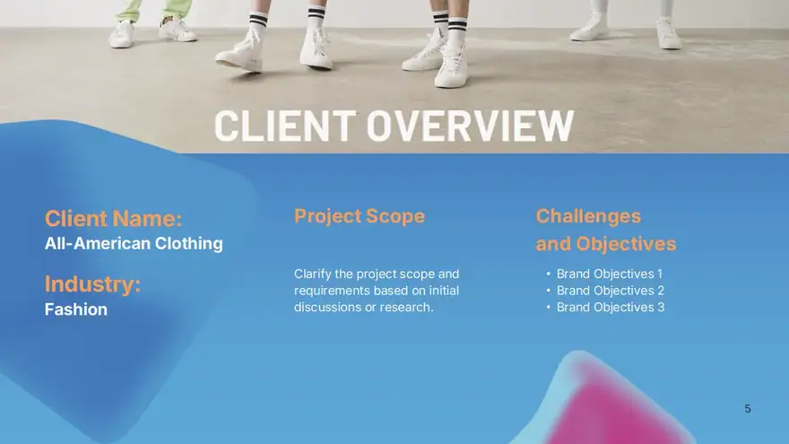 Graphic Design Proposal Slides