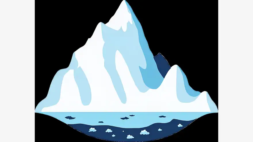 Iceberg Infographic Chart Slides