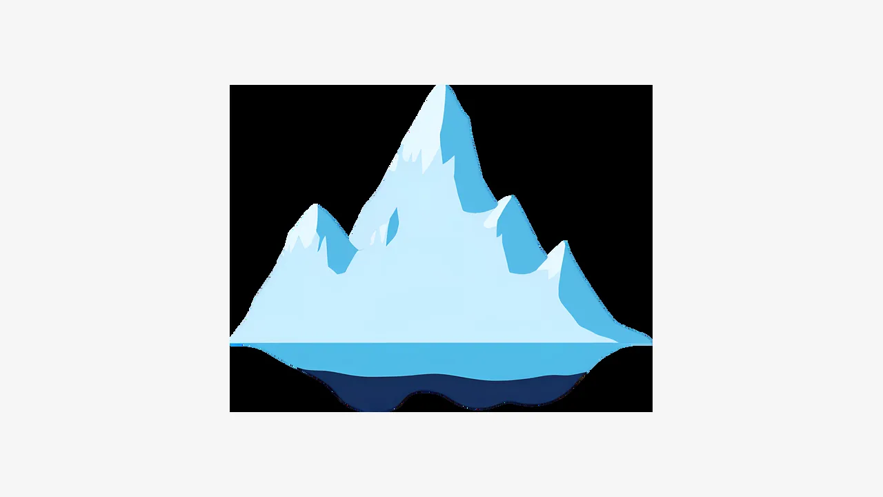 Iceberg Infographic Chart Slides