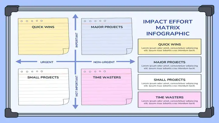 Impact Effort Matrix Infographic
