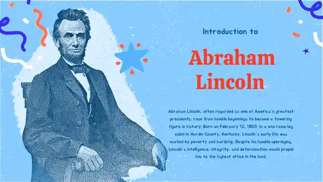 Life Of Abraham Lincoln Biography Slides