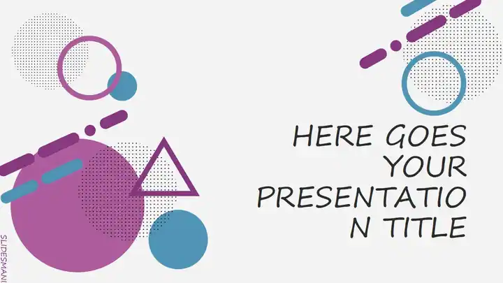 Memphis Free Presentation template for Google Slides or PowerPoint
