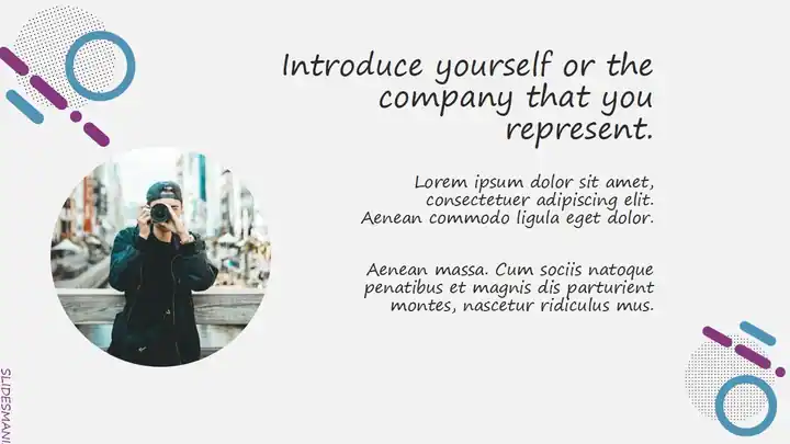 Memphis Free Presentation template for Google Slides or PowerPoint