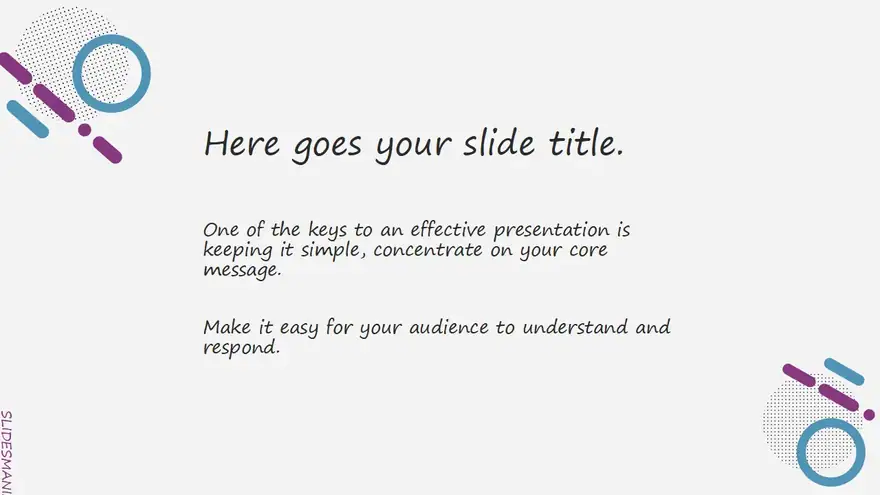 Memphis Free Presentation template for Google Slides or PowerPoint