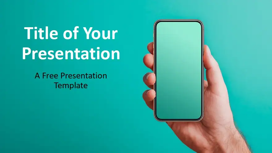 Mobile Gradient Template
