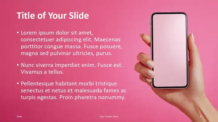 Mobile Gradient Template