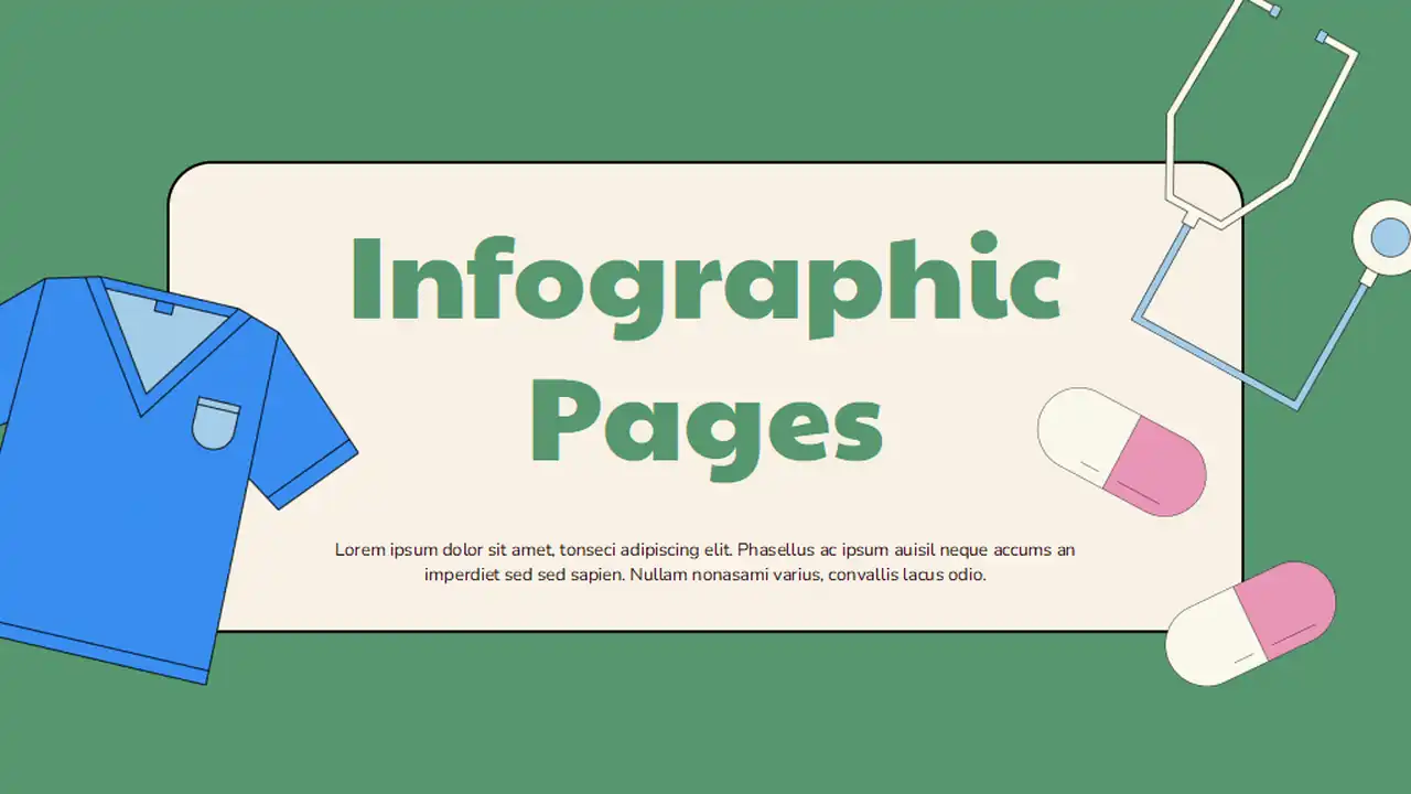 Nursing Themed Infographics Slides