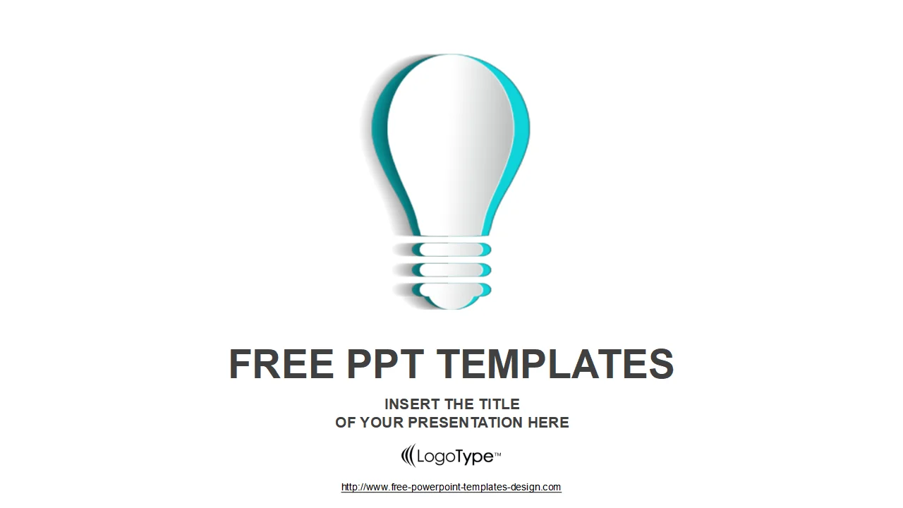 Paper Idea Bulb PowerPoint Template