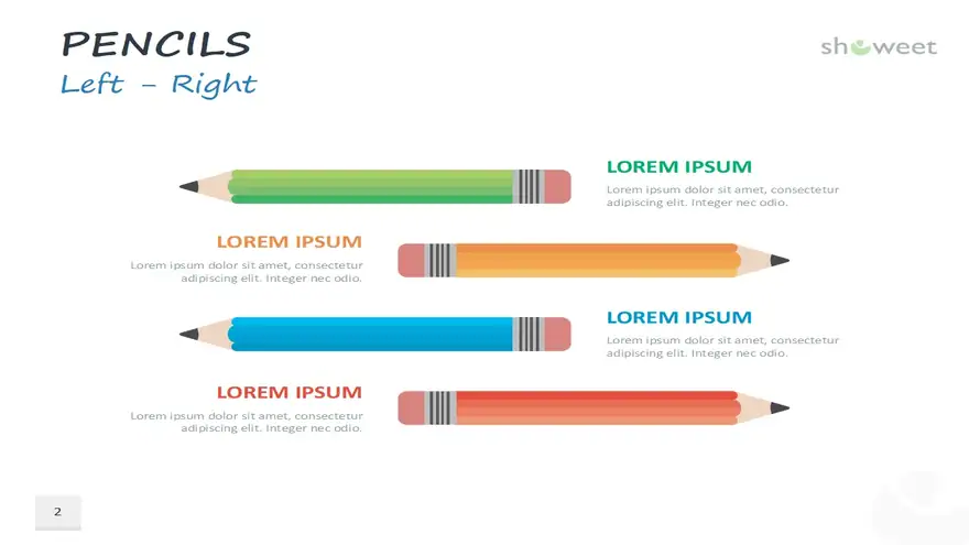 Pencils for PowerPoint and Google Slides