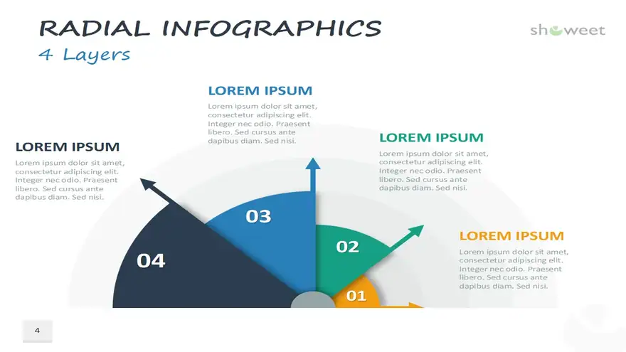 Radial Infographics for PowerPoint