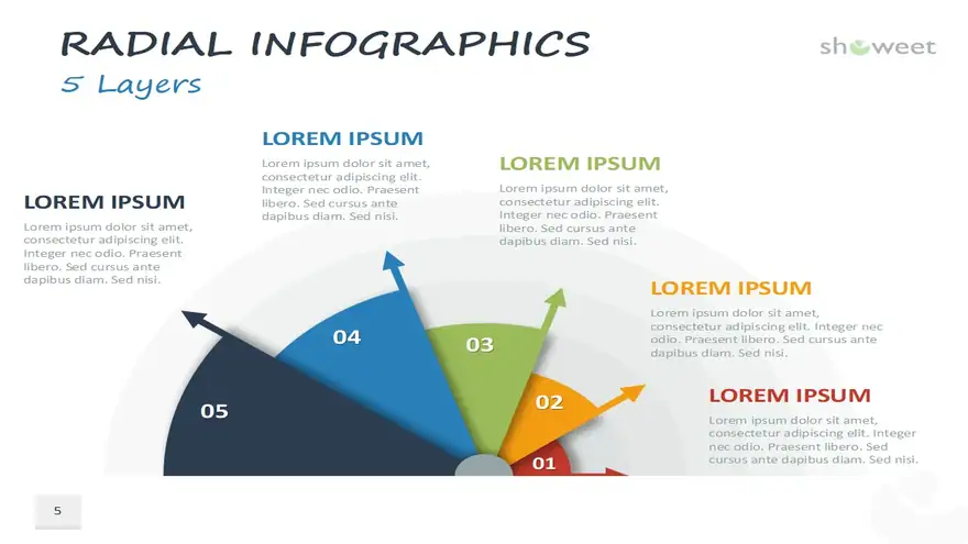 Radial Infographics for PowerPoint