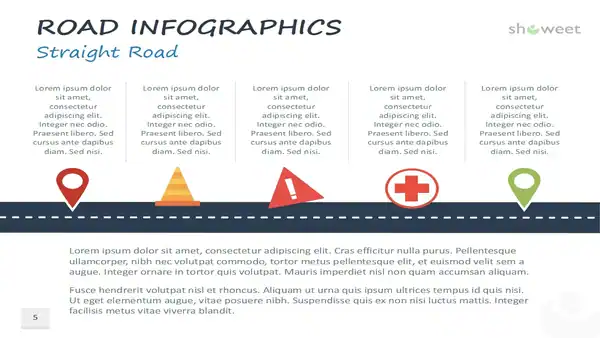 Road Infographics for PowerPoint