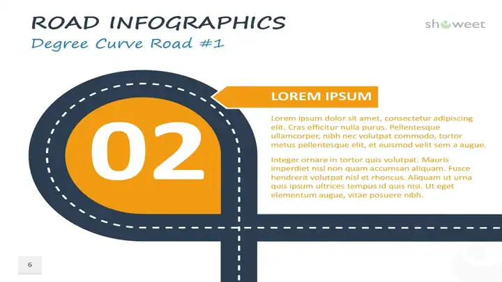 Road Infographics for PowerPoint