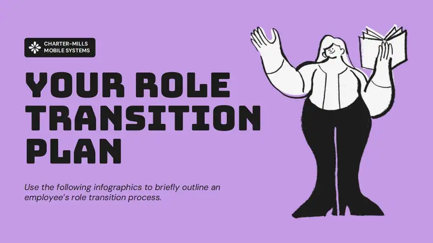 Role Transition Plan Infographic Slides