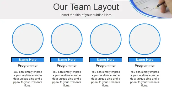 Signing Document PowerPoint Template