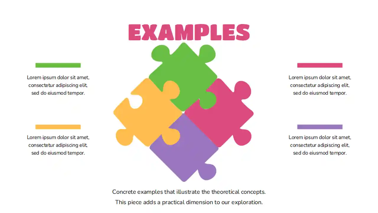 Simple Illustrated Puzzle Infographics