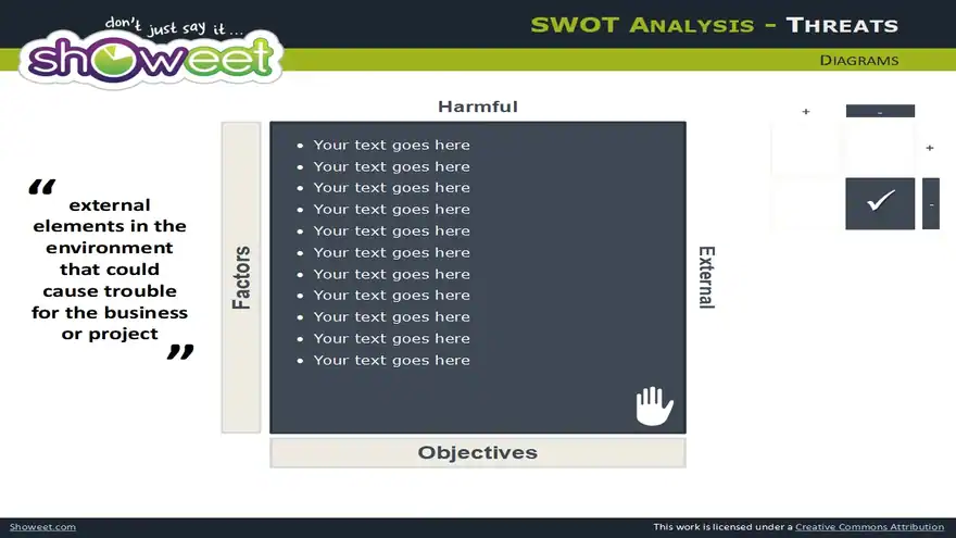 SWOT Analysis #2 – Free Powerpoint Charts