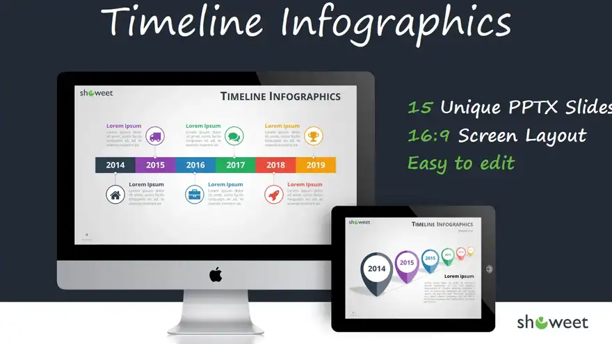 Timeline Infographics Templates for PowerPoint