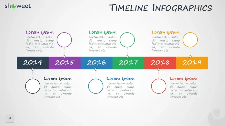 Timeline Infographics Templates for PowerPoint