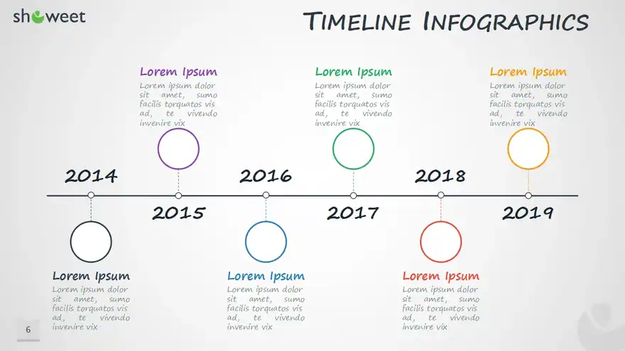 Timeline Infographics Templates for PowerPoint