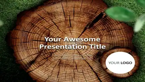 WOODEN LOGS – Nature Template for PowerPoint and Google Slides