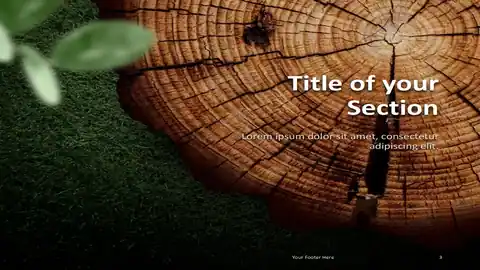 WOODEN LOGS – Nature Template for PowerPoint and Google Slides