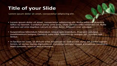 WOODEN LOGS – Nature Template for PowerPoint and Google Slides