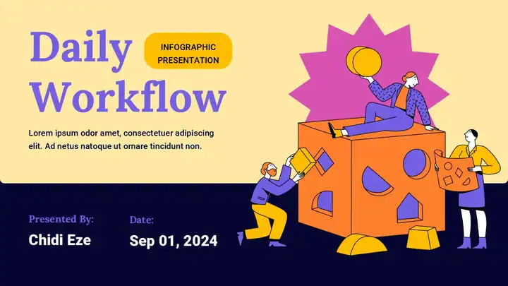 Workflow Process Infographics