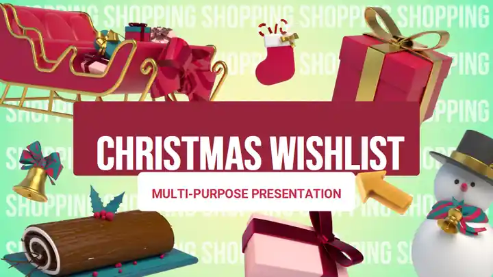 3D Christmas Wishlist Slides