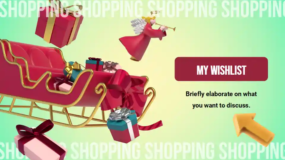 3D Christmas Wishlist Slides