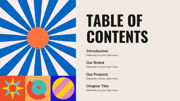 Animated Geometric Interactive Digital Marketing Canvas