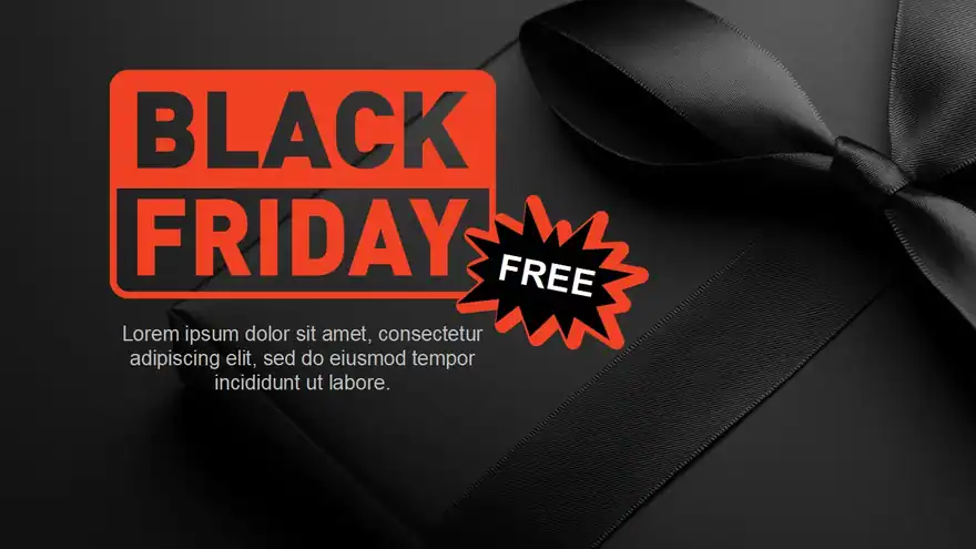 Black Friday Template for PowerPoint and Google Slides
