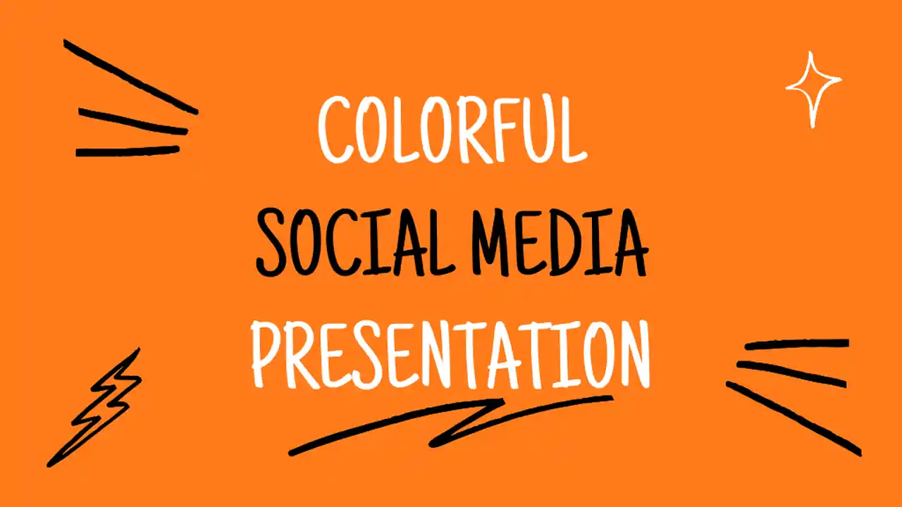 Colorful Social Media Slides