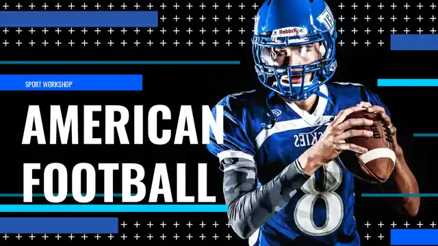 Cool Maximalist American Football Sports Slides
