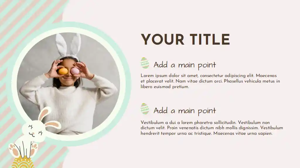 Cute Easter Season Marketing Plan Slides