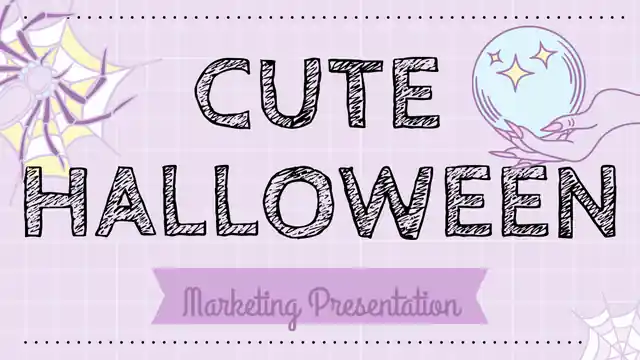 Cute Halloween Marketing Slides