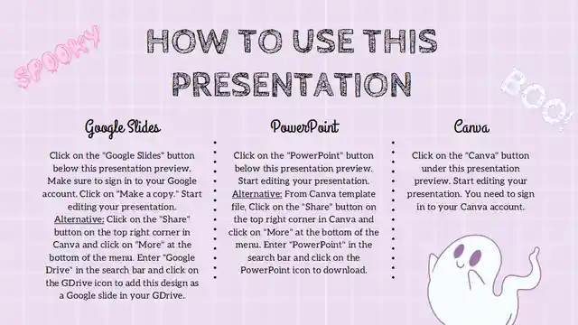 Cute Halloween Marketing Slides